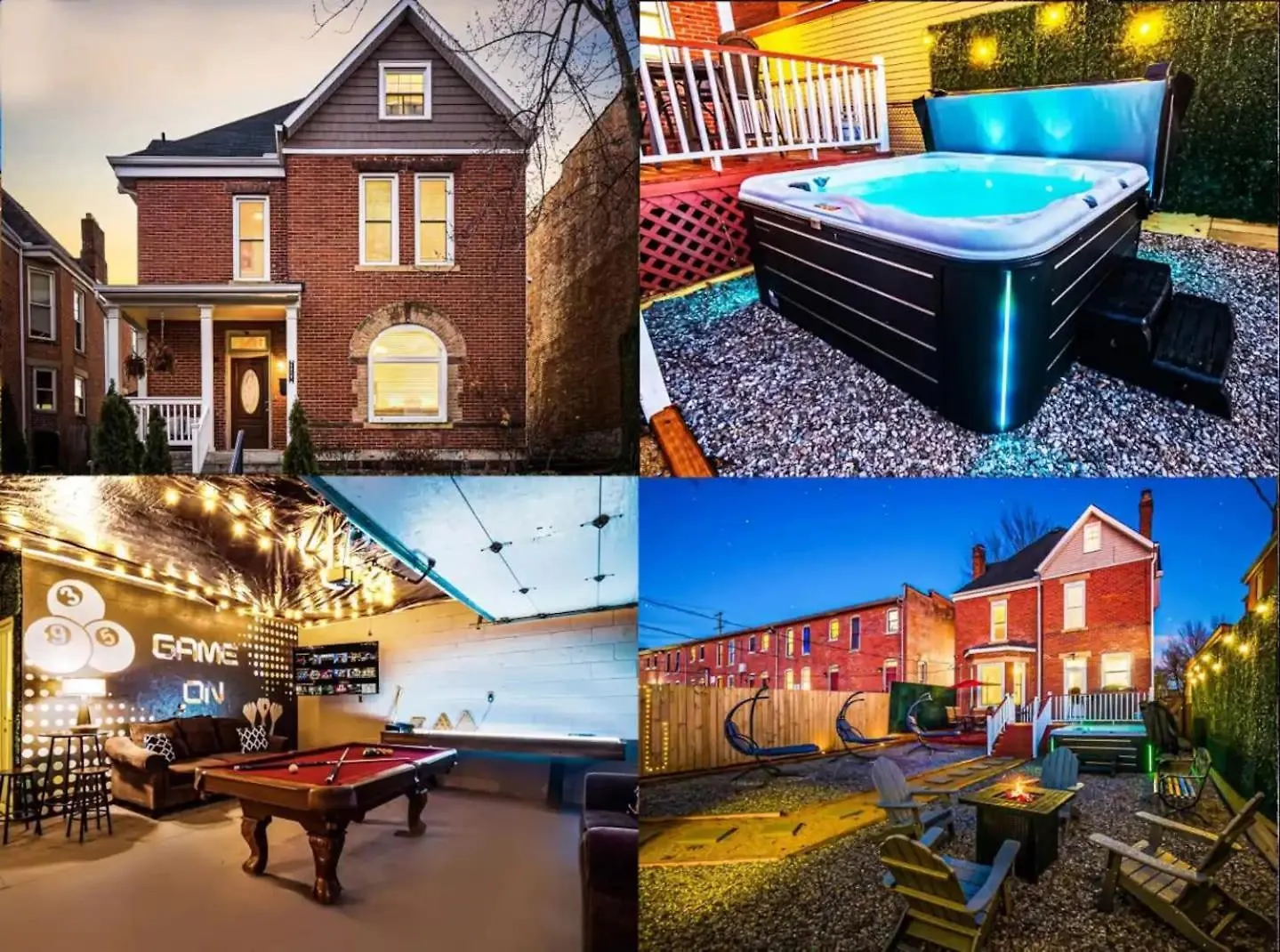 הוילה קולומבוס Fun Upscale Oasis W Hot Tub Near Osu & Short North בית נופש